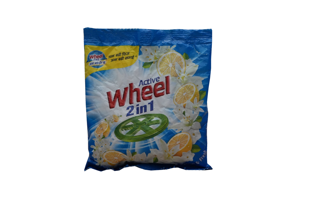 ACTIVE WHEEL 2 IN 1 CLEAN & FRESH DETERGENT SMALL BLUE PACK